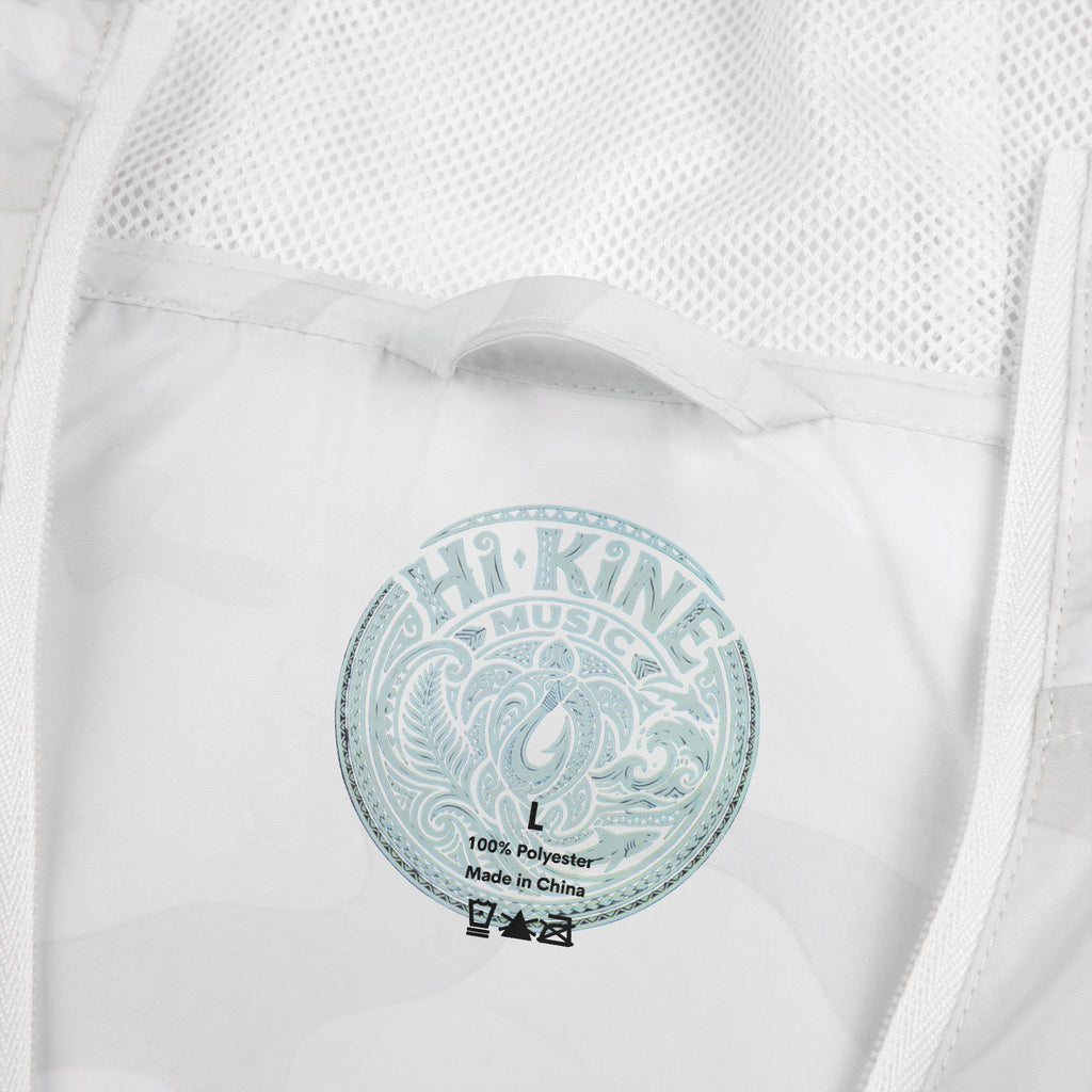 Windbreaker Jacket — "Hydra" Sea Coin Graphic Windbreaker
