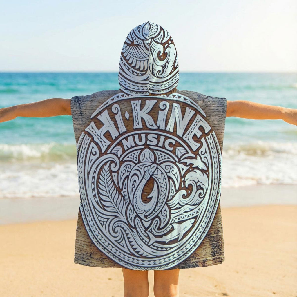 HI Kine Album Cover All-Over Print Kid's Hooded Towel Poncho
