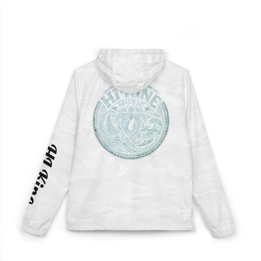 Windbreaker Jacket — "Hydra" Sea Coin Graphic Windbreaker